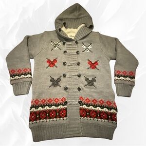 Disney Fleece Lined Button Up Sweater